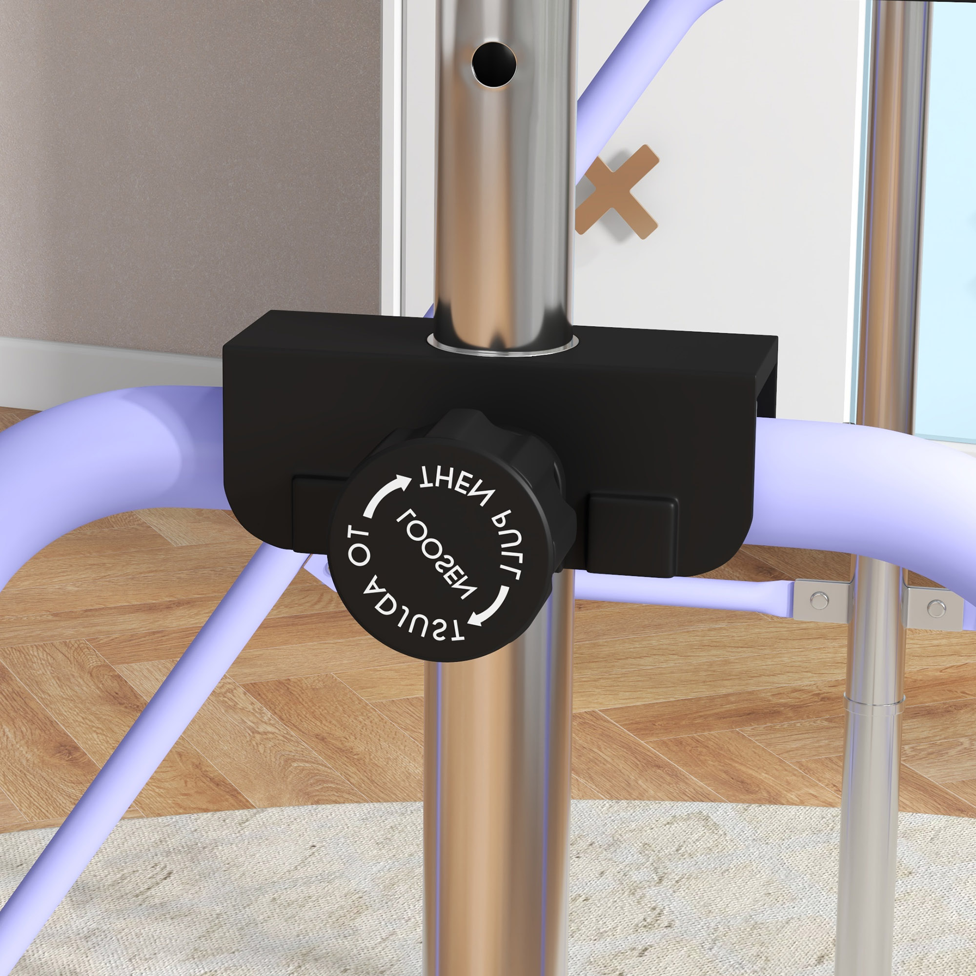 Adjustable Height And Foldable Children's Gymnastics Horizontal Bar With Anti — image 6