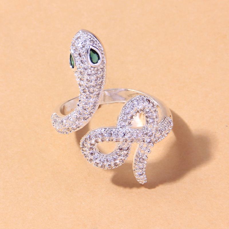 Zodiac Design Diamond Ring Ins Tide Index Finger Ring Ring