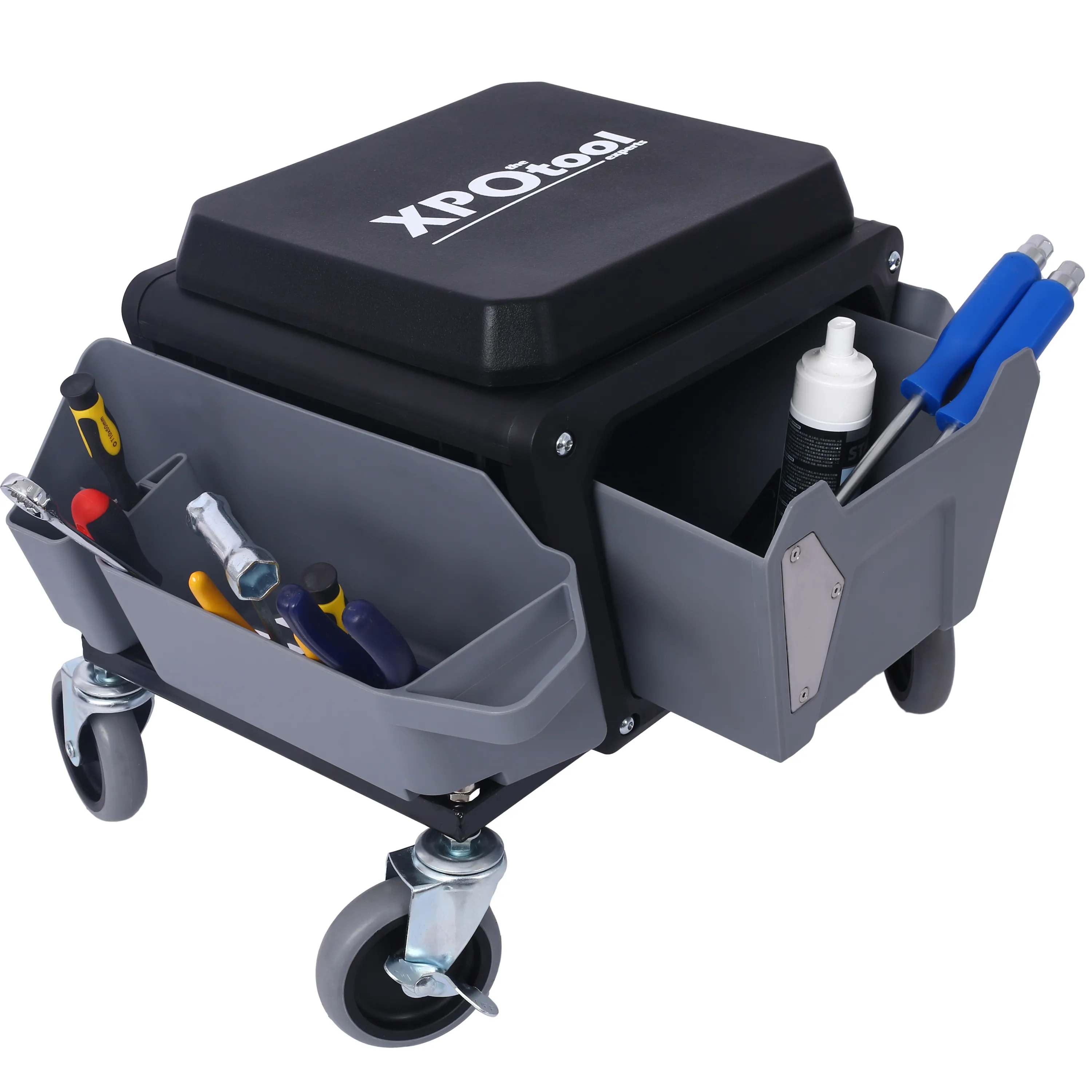 Heavy Duty Mechanic Stool, 330 Lbs Weight