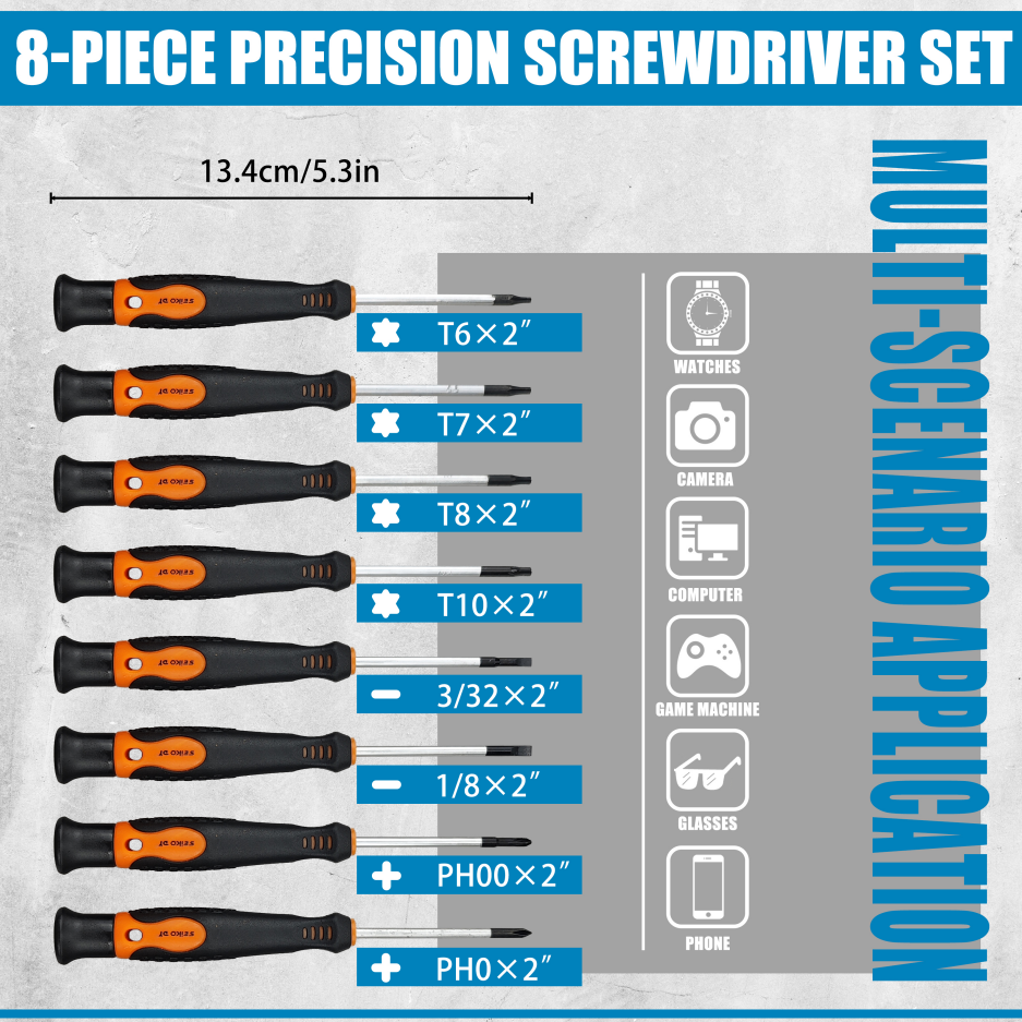 118-Piece Magnetic Screwdriver Set Professional Repair Tool Kit Ideal For Home Improvement And Automotive Maintenance