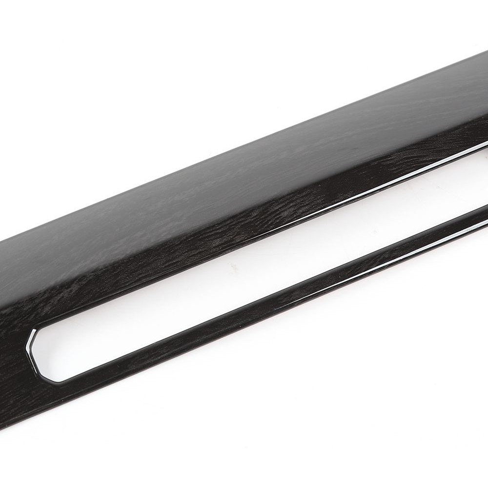 Black Wood Grain - Center Console Dashboard Panel Cover Trims — foto 4