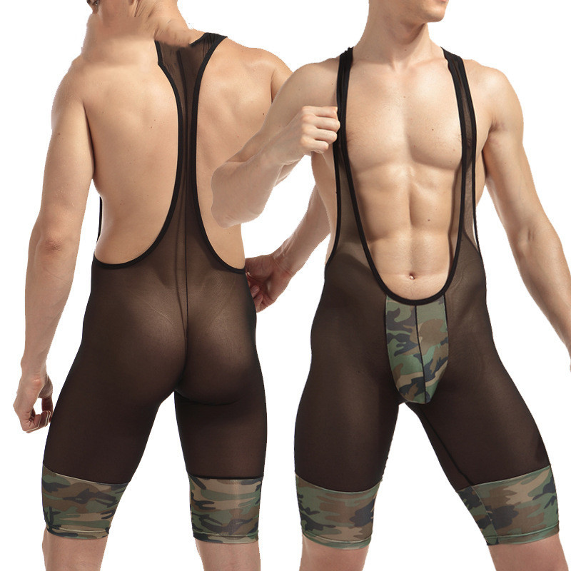Men's Mesh Swimsuit One Piece Costume - Image 2