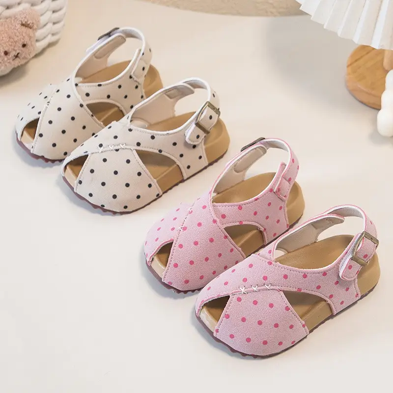 2026 Summer New Girls Polka Dot Sandals