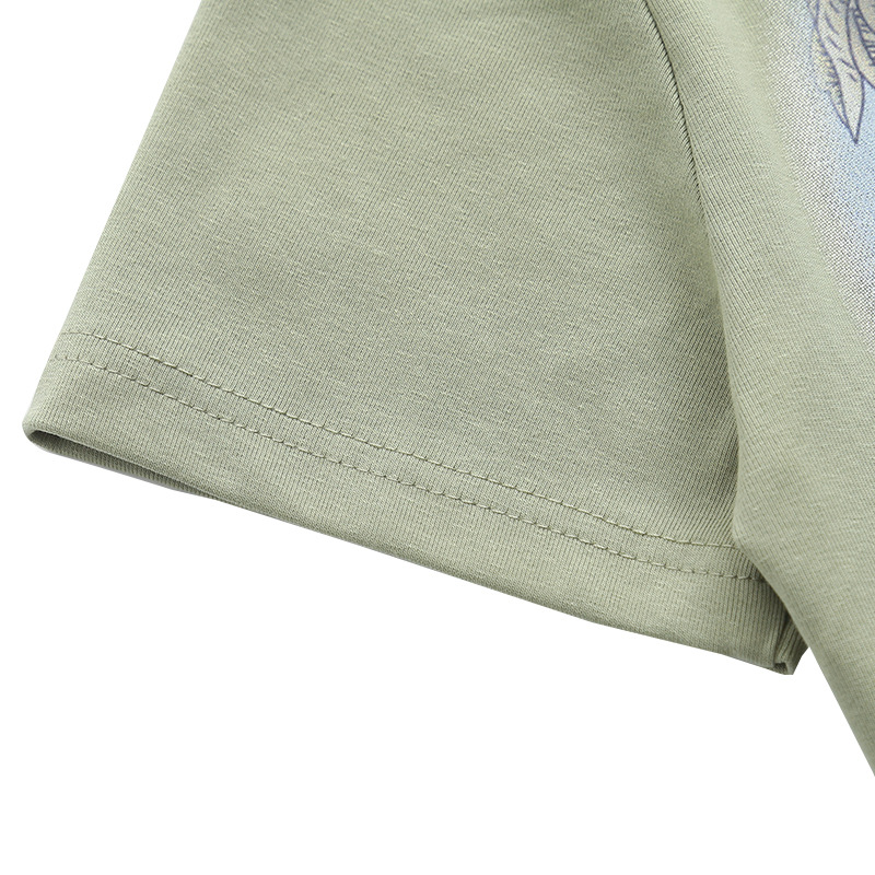 Korean Version Sweet Cool Slim Fit Short Sleeve