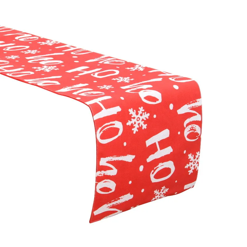 Christmas Table Flag Double Printing Snowman Table Mat – image 7
