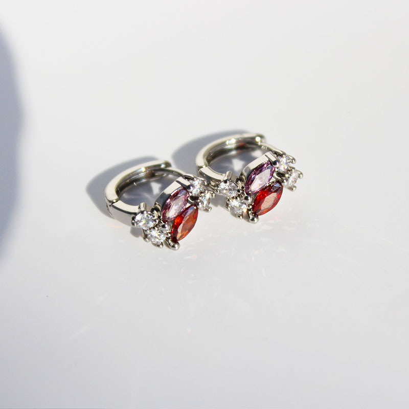 Copper Genuine Gold Plated Trendy Color Micropaved Zircon Backdrops