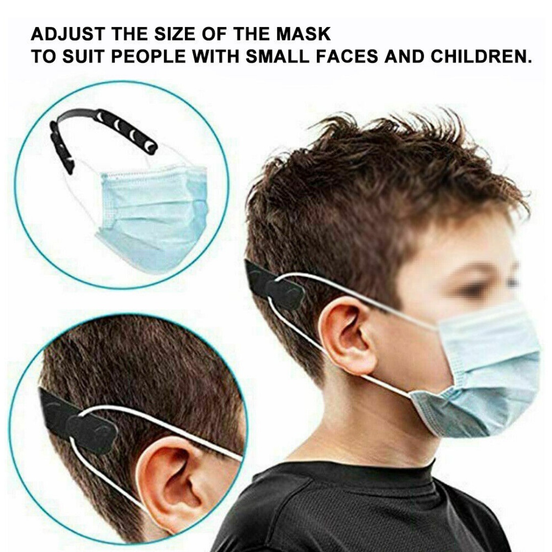 12Pcs Face Mask Strap Ear Protector Hook Extension Fixing Clip Ear Saver Buckle