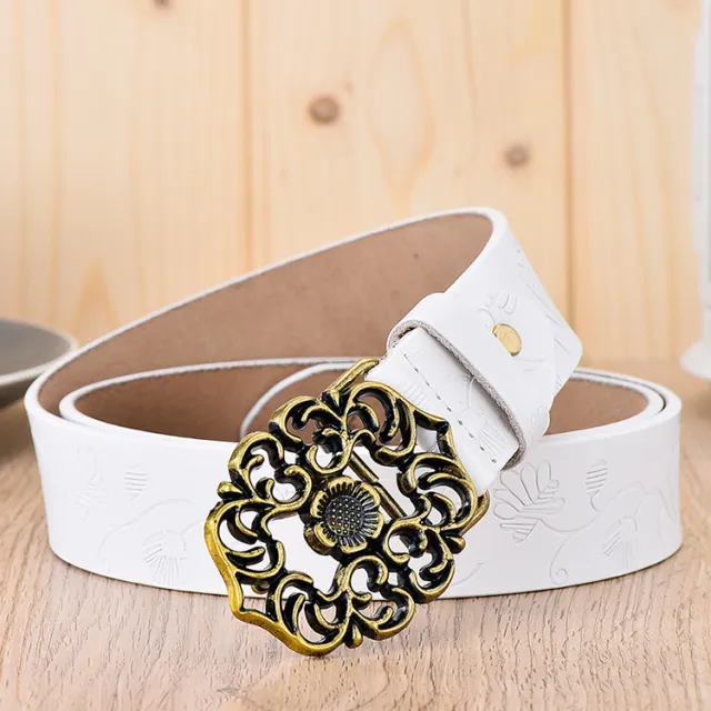 Women's Wide Simple Student Korean Style Fashion Casual Pants Belt White - Shop at LoveMi