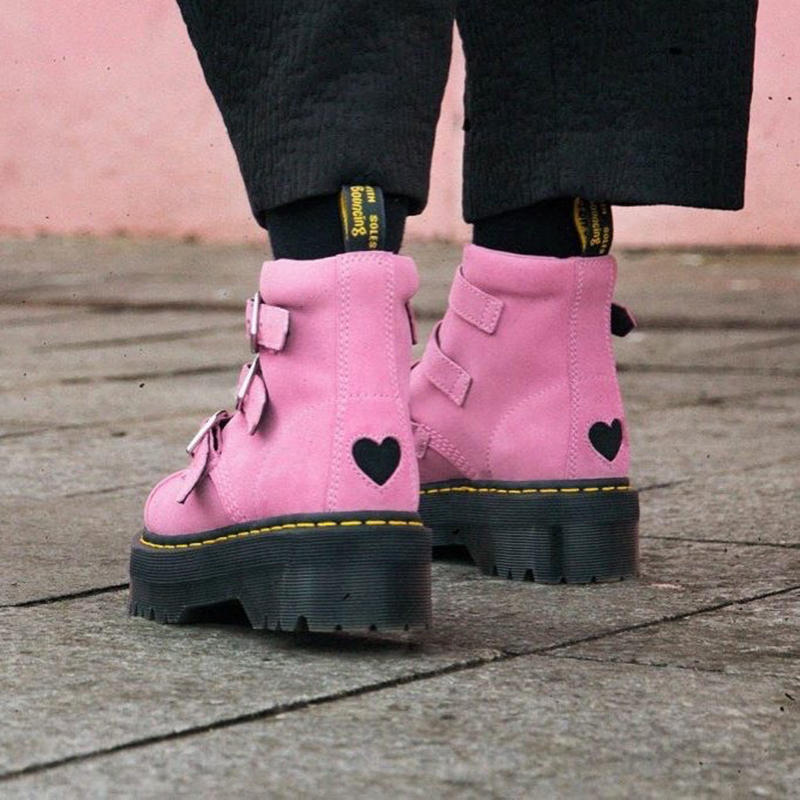 Title 5, Bottines courtes Harajuku Love Buckle Martin en...