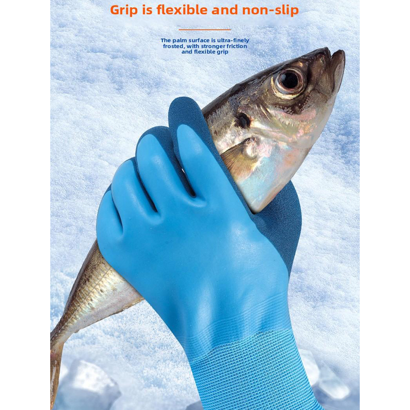 2pcs Winter Warm Gloves Skiing Cold Storage Waterproof Fishing Plush Wear Resistant Winter Thick Anti Freezing Gloves Ski