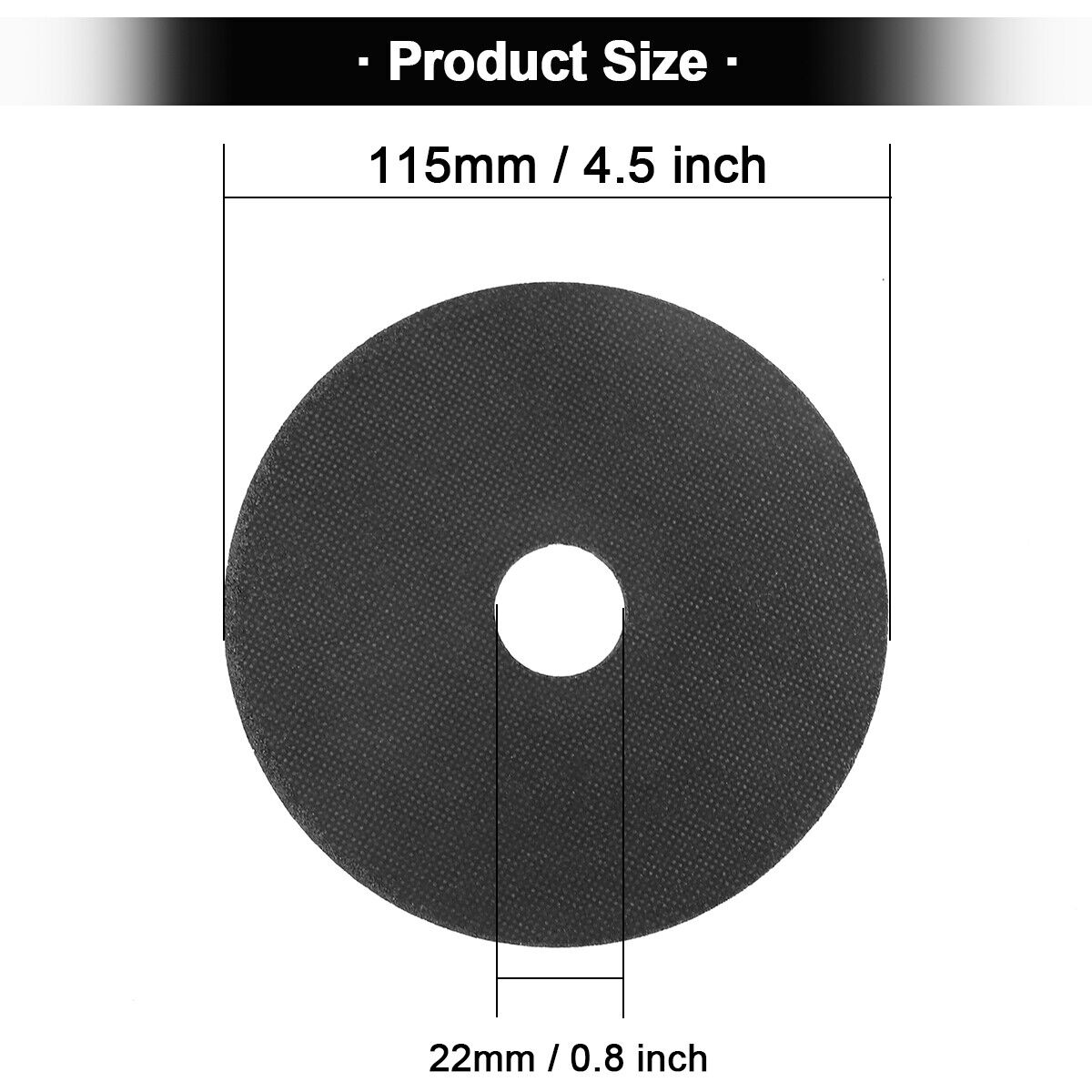 50 X 115mm ULTRA THIN 1mm METAL CUTTING BLADE DISC FOR STEEL & STAINLESS ANGLE 50PCS — foto 3