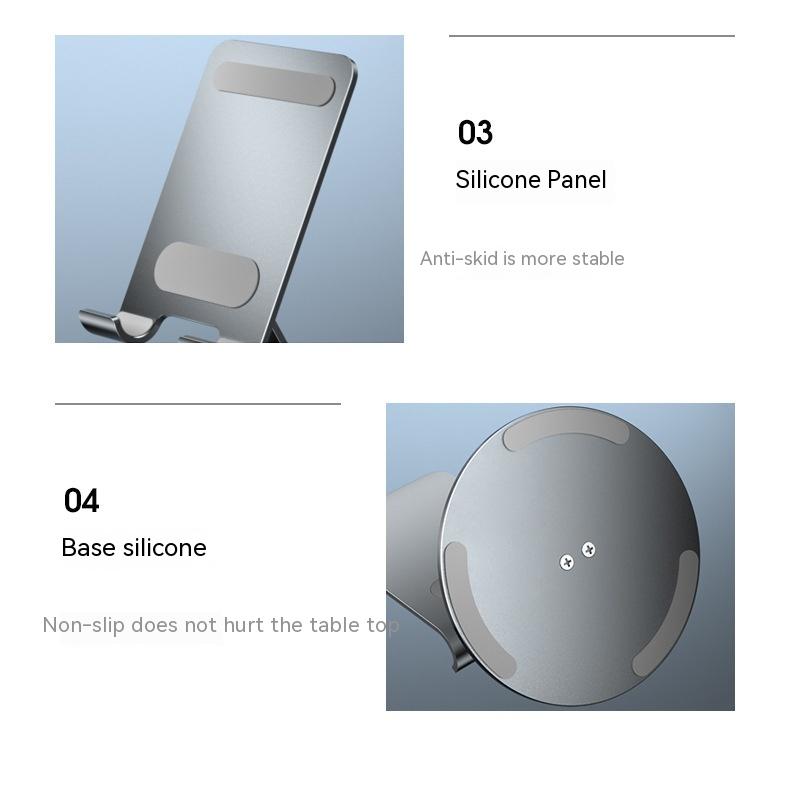 Mobile Phone Tablet Aluminum Alloy Rotating Adjustable Multifunction Bracket