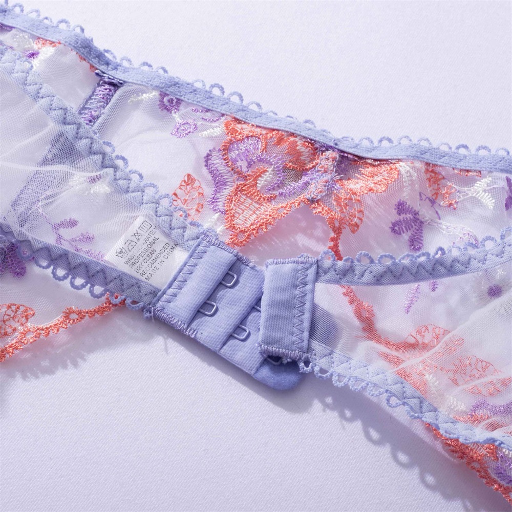 Title 10, Craft Embroidery Mesh Underwear Set offering ex...