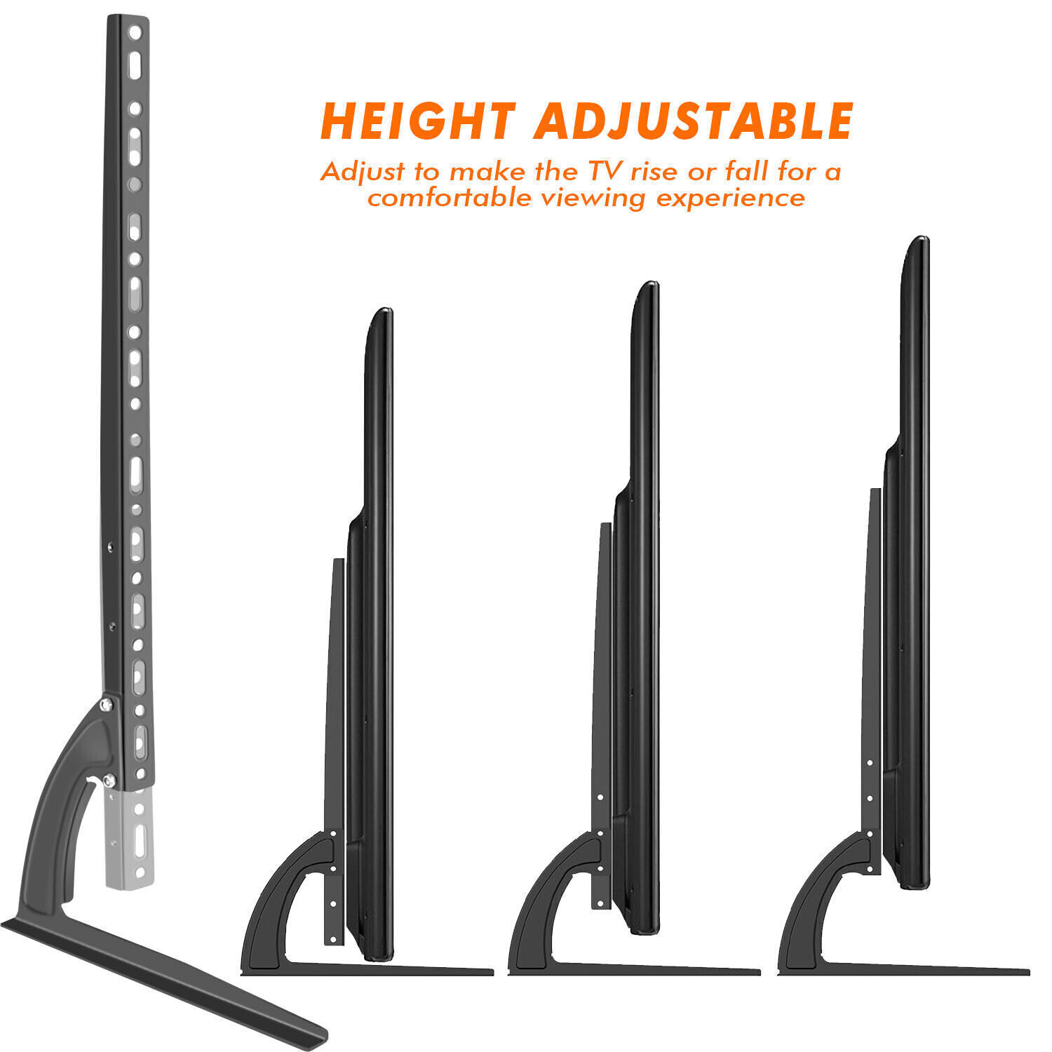 27 -65 Universal Table Top TV Stand Base LCD LED Vesa Pedestal Mount Bracket UK — image 5