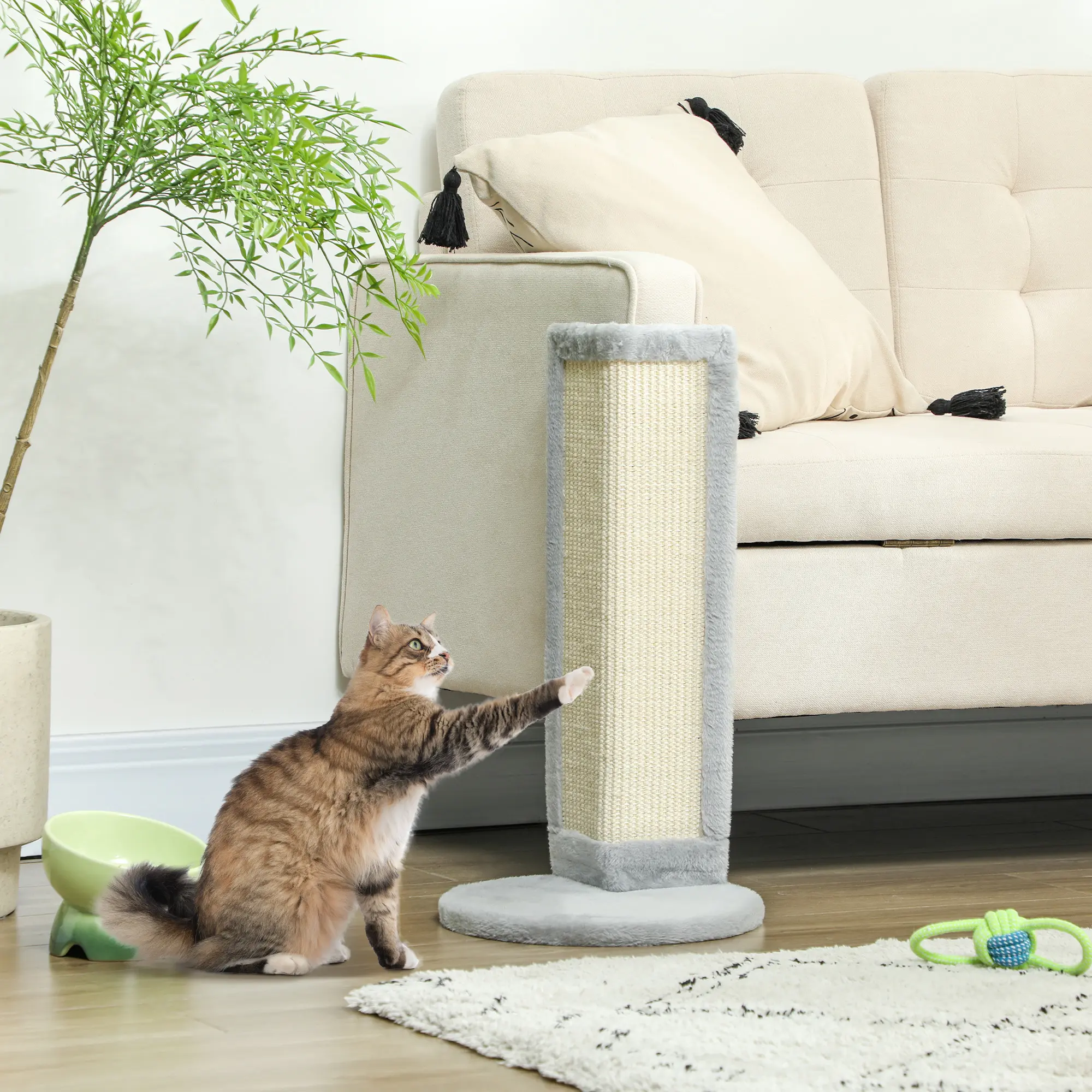 56cm Corner Cat Scratching Post
