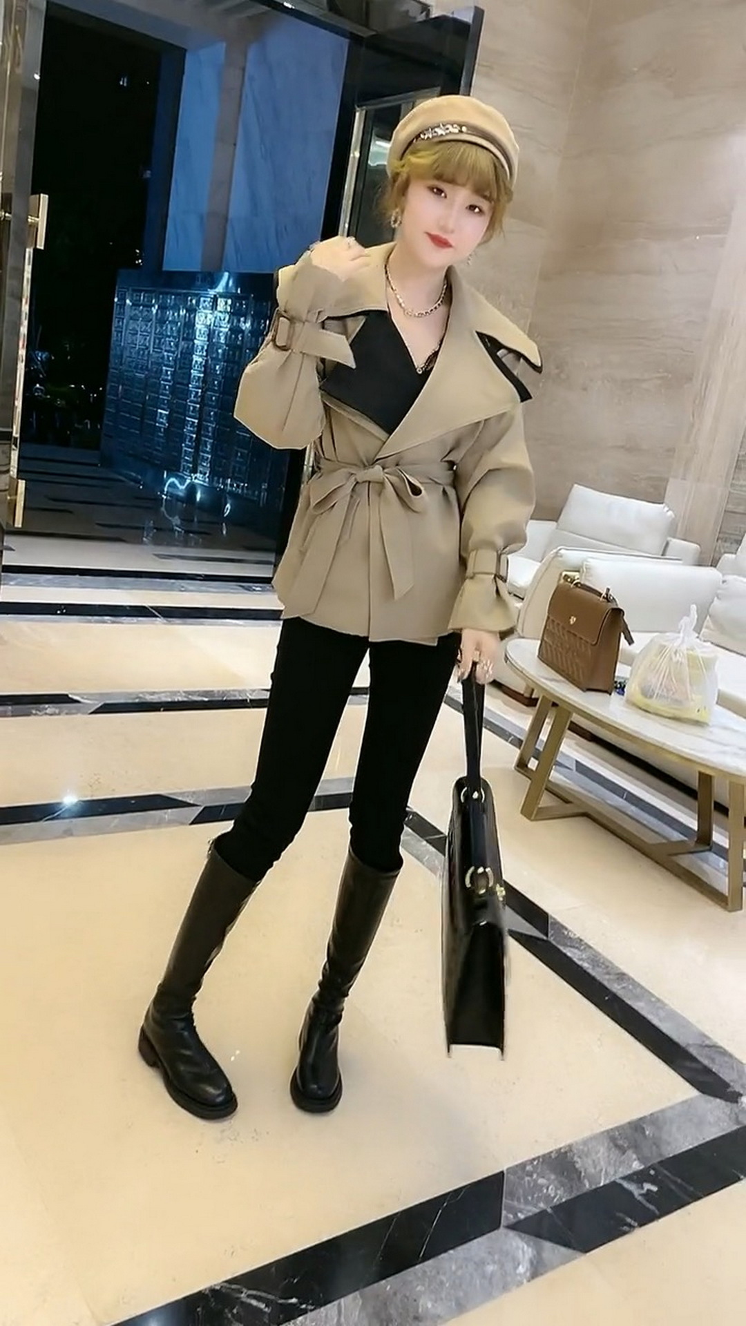 Women's Trendy Mid-length Single-breasted Jacket