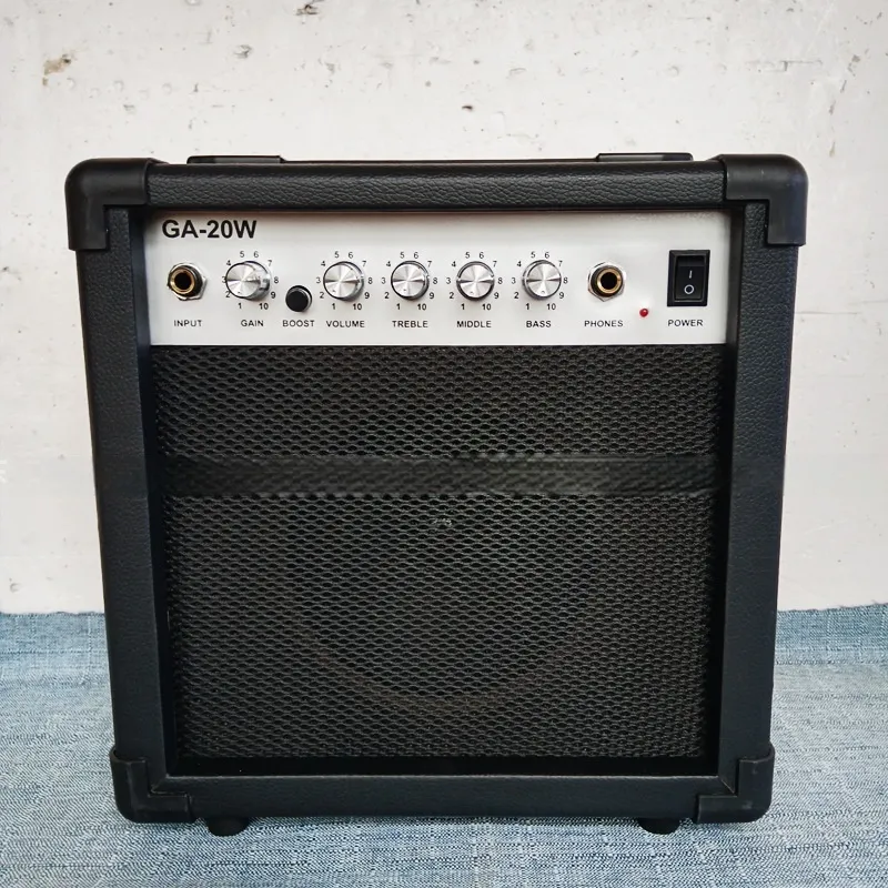 20W Electric Guitar Loudspeaker Box Electricity Wooden