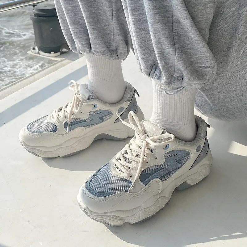 Daddy Shoes Super Fire Running Sneakers - Blue