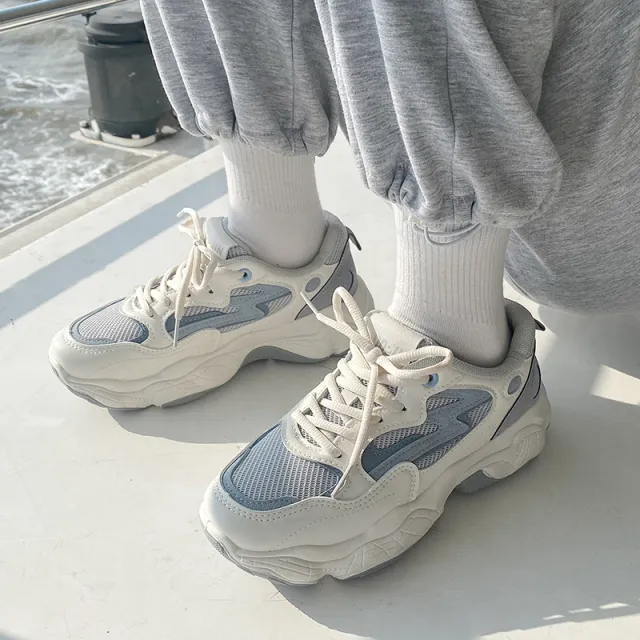 Daddy Shoes Super Fire Running Sneakers Blue - Shop at LoveMi