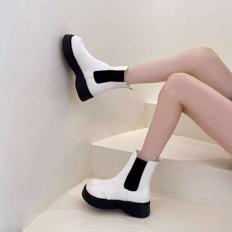 Women's Thick-soled Handsome Short Martin Boots