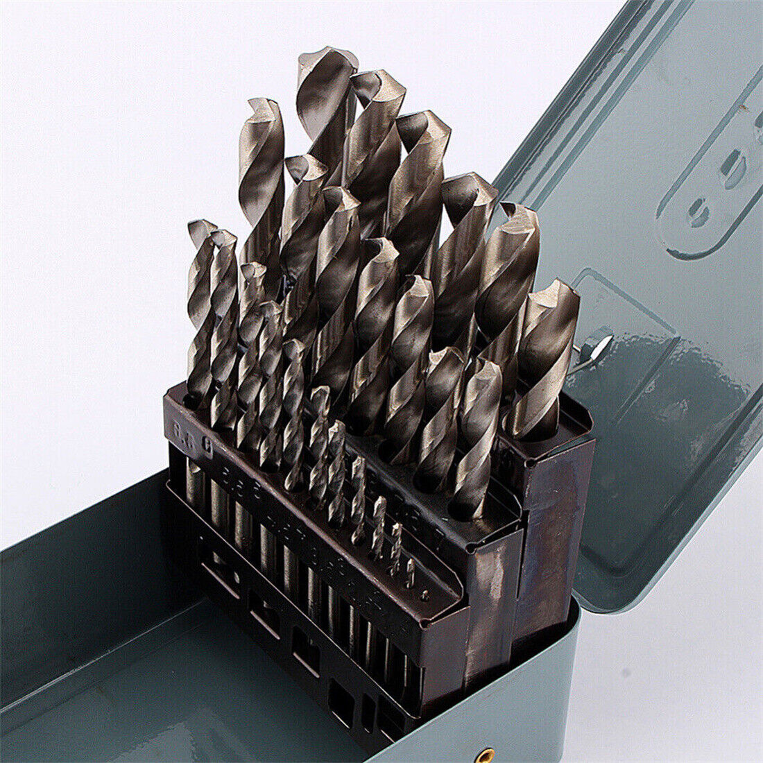25 Piece HSS Metal Drill Bit Set 1mm-13mm High Speed Metric Tool Kit NEW UK — image 4