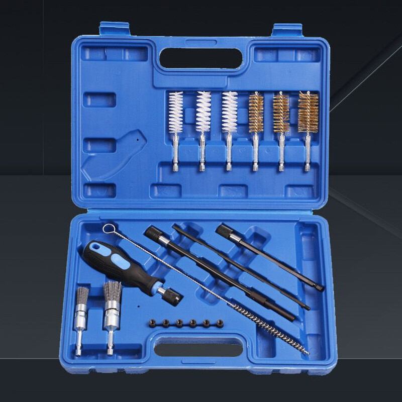 25PCS D Iesel Injector Seat Cleaning Brush Tool Engine Injectors Cleaner Kit — image 11
