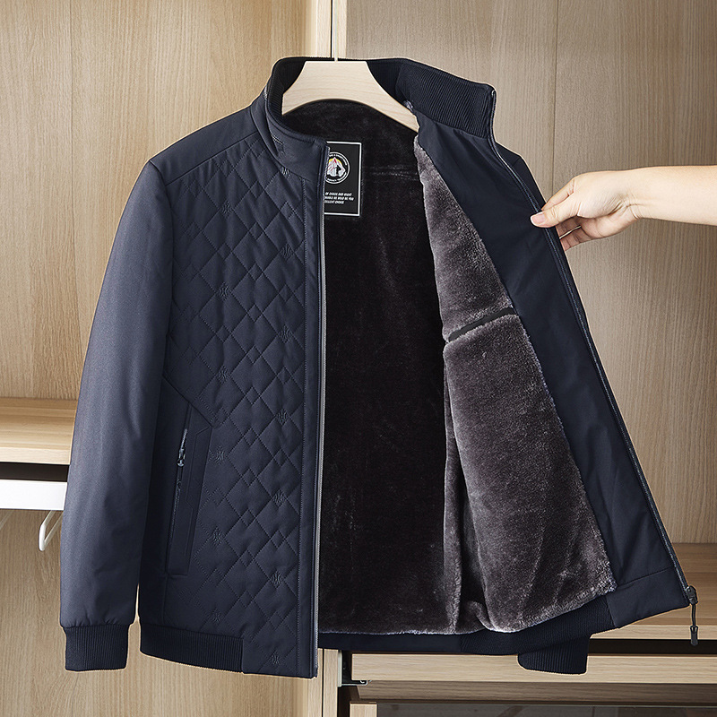 Plush Padded Stand-collar Down Padded Jacket