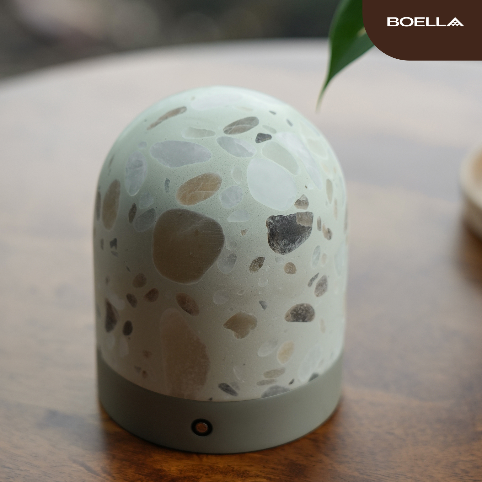 Shattered Light Hollowed-Out Terrazzo Marble Lamp