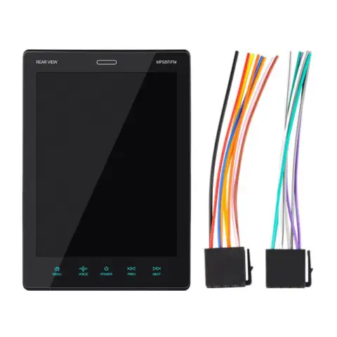 9.5 Inch Vertical Screen Car MP4 Card Locomotive Car