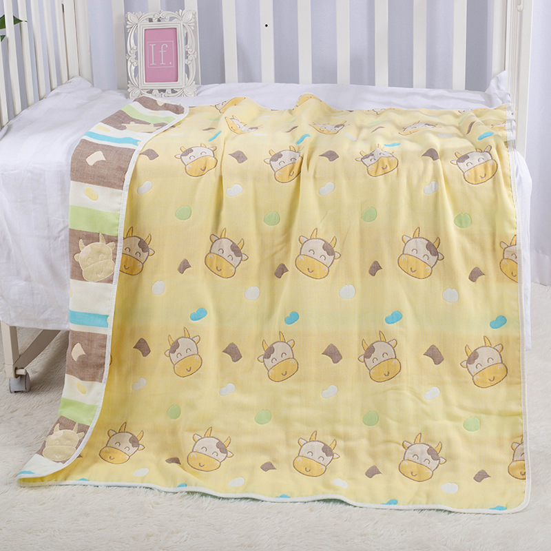 Title 37, Cotton Six-layer Gauze Towel Quilt Gauze Bath T...