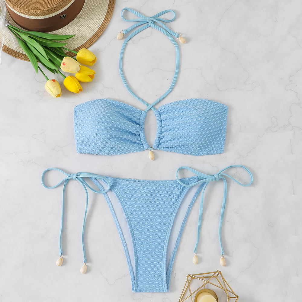 Split Skirt Triangle Swimsuit Women's Bikini