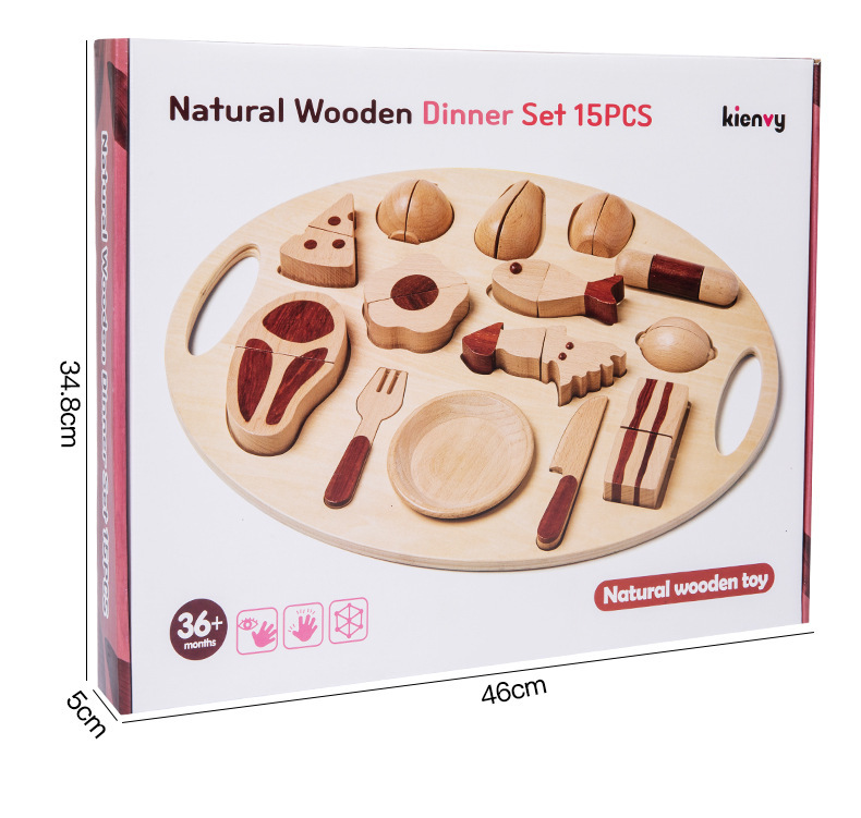 Title 2, Log Food Breakfast Set Play House Simulation Ki...