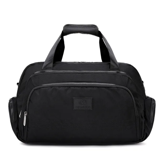 Large Capacity Oxford Cloth Travel Sports Fitness Tote Bag Black - Shop at LoveMi