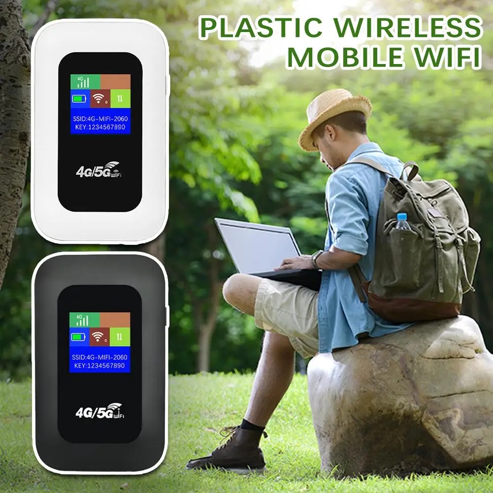 4G Mobiler WLAN-Router 150 Mbits 4G LTE Wireless Router Mifi Modem WLAN-Hotspot Pocket Card Portable 2100ma Mobile Slot Wit Q1q0