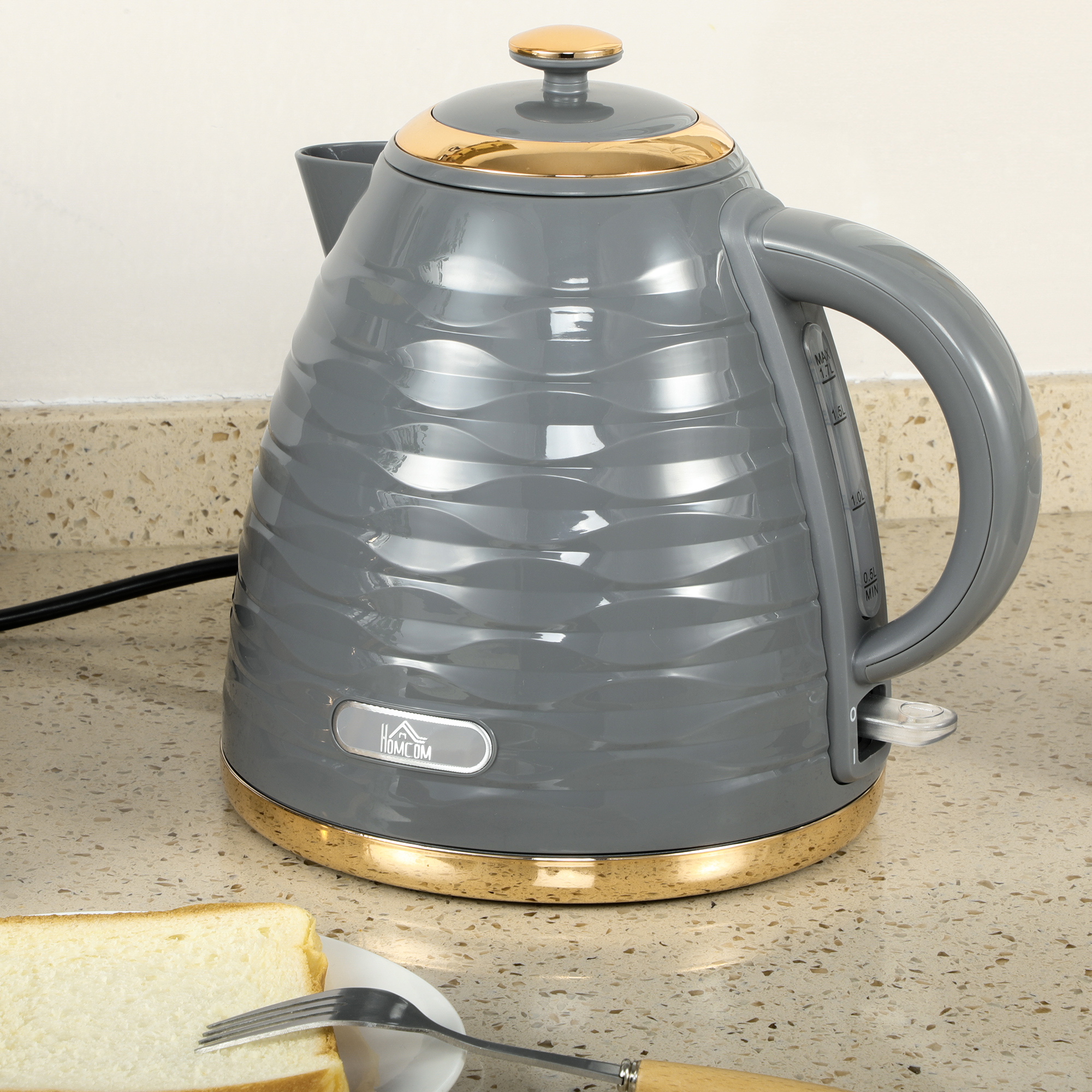 3 KW Fast Boiling Honeycomb Water Bottle - Grey