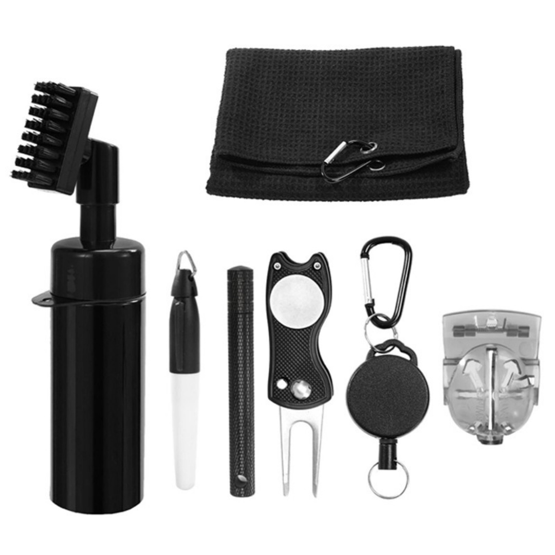 6Pcs Golf Accessories Kit Golf Club Cleaner Set With Water Spray Bottle Q - Image 1