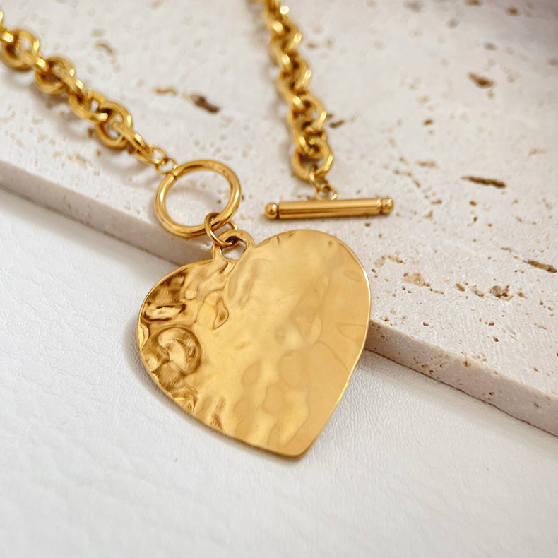 Titanium Steel Plated 18k Gold European And American Street Fashion Big Chain