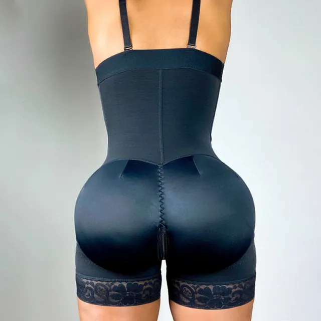 Women's Shapewear One Piece Zipper Plus Size Hip Lift Pants Black - Shop at LoveMi