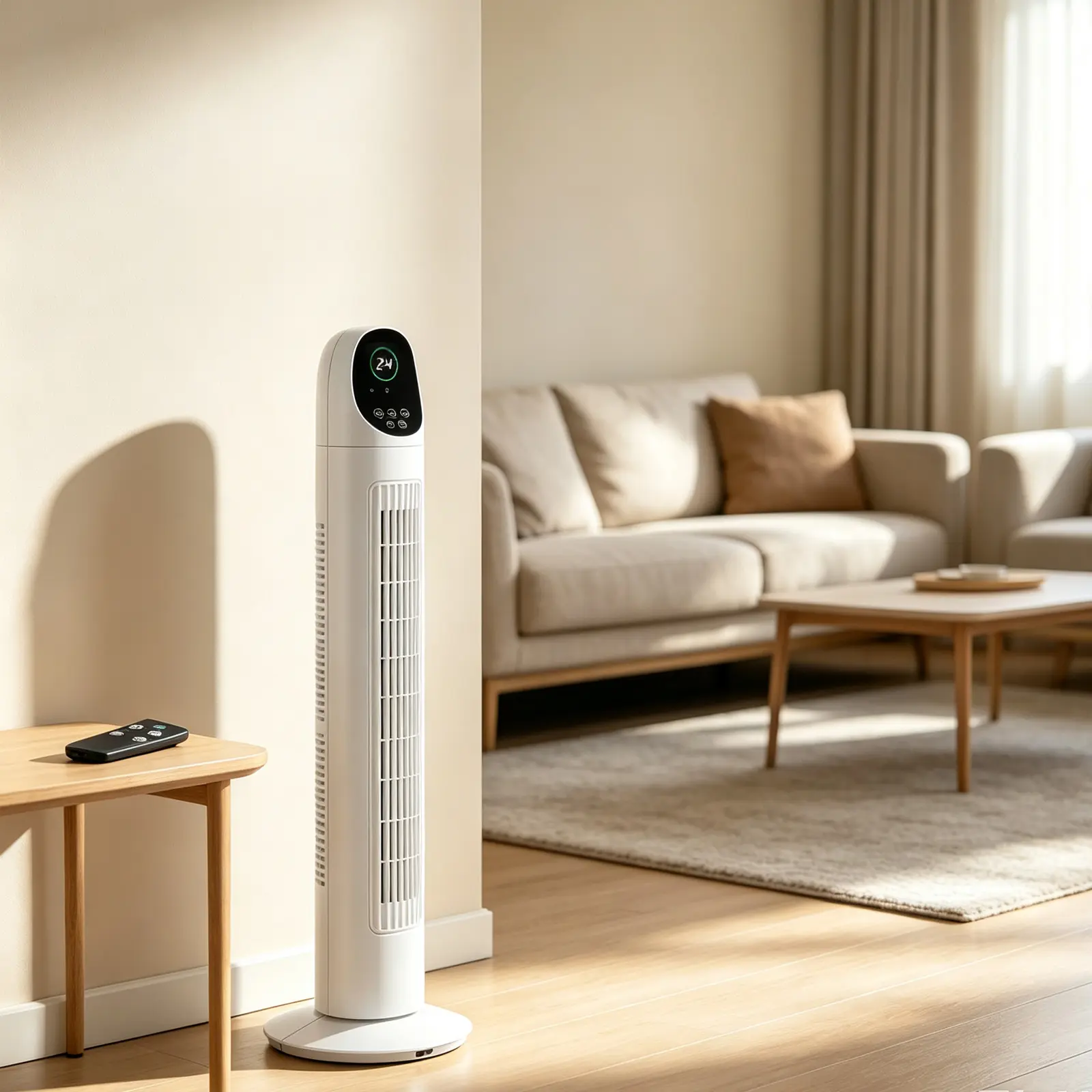 34 Inch Tower Fan, 110V 50W Quiet