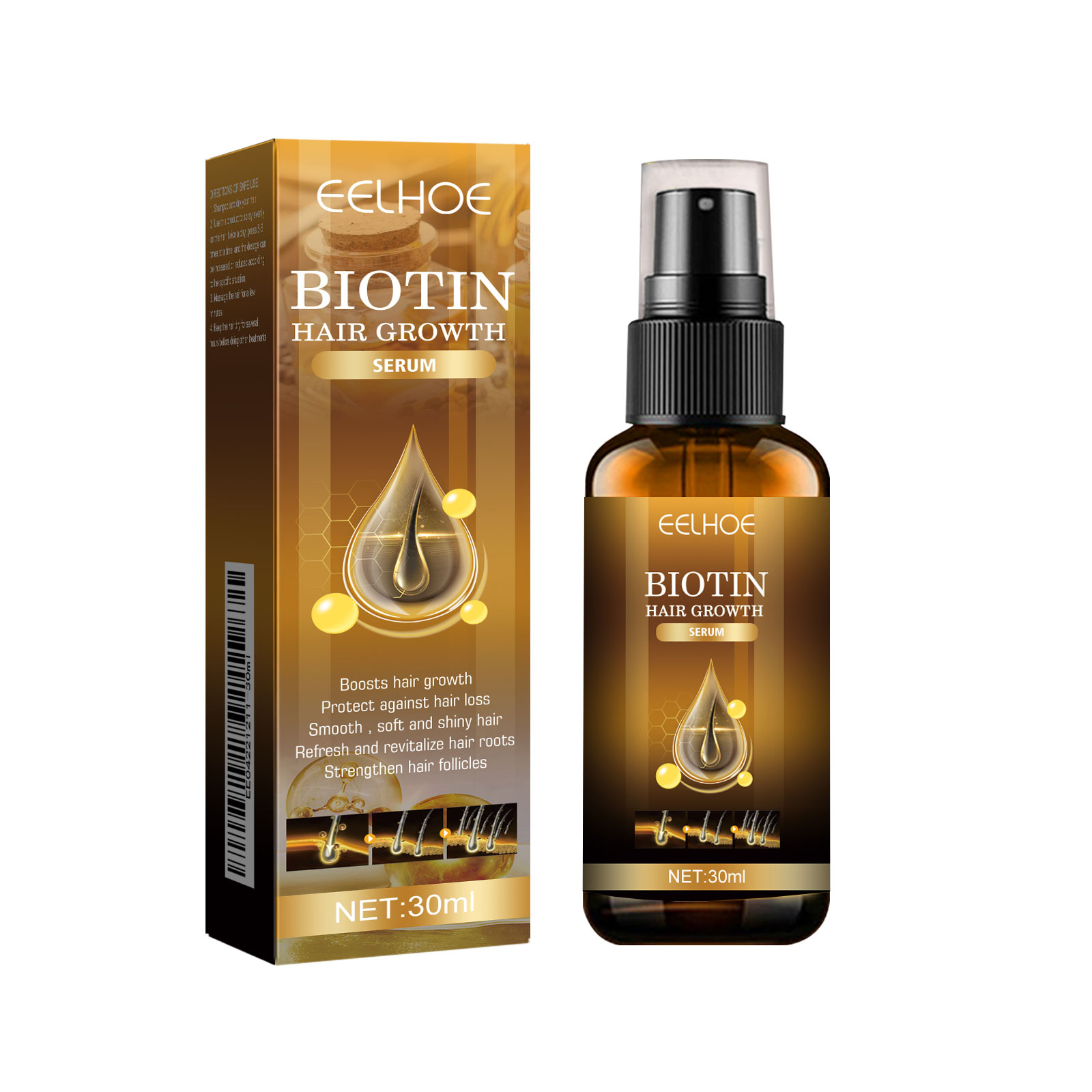 Biotin Hair Spray 30ml-box