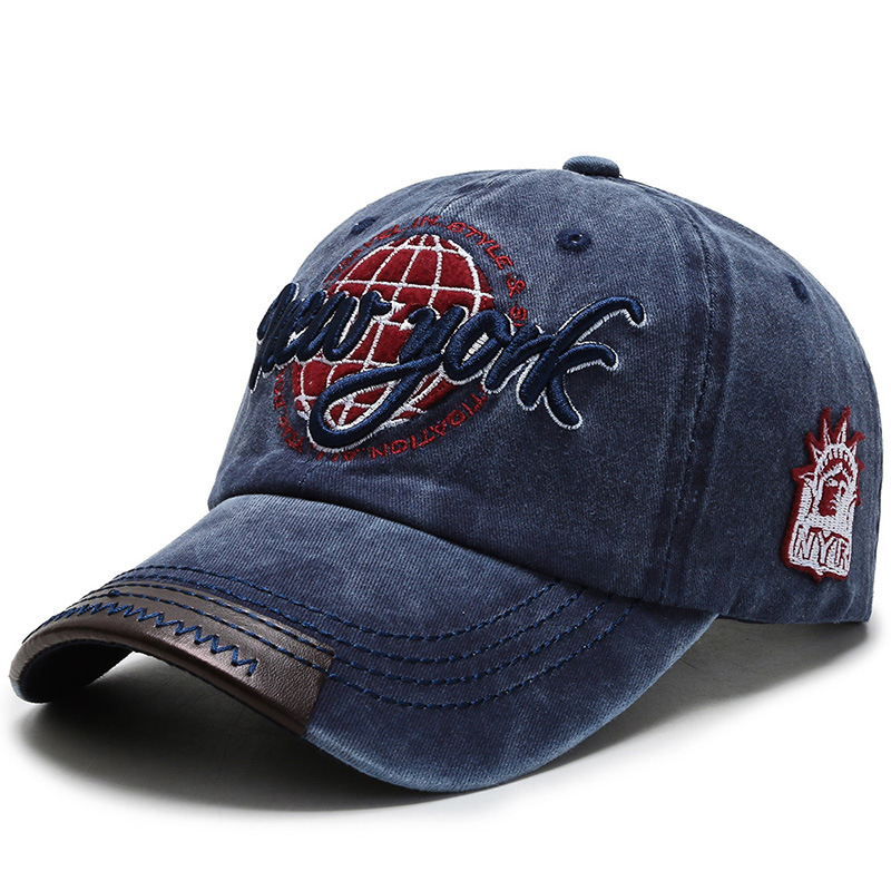 Old Letter Embroidered Hat Made Of Washcloth