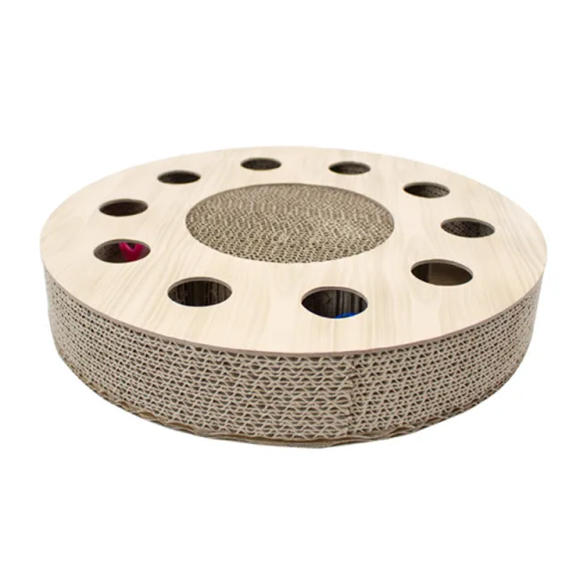 Corrugated Cat Amused Turntable Creative Toy Round - Shop at LoveMi