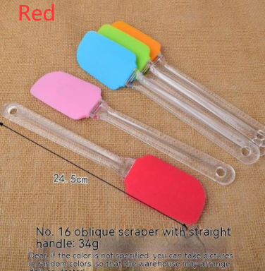 Transparent Handle Soft Silicone Scraper