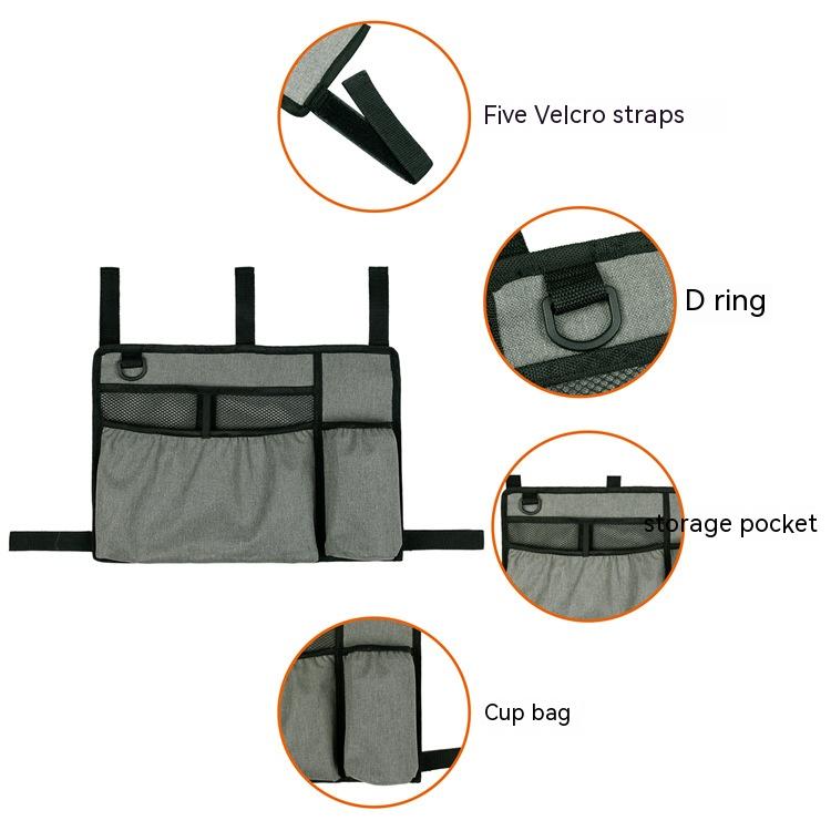 Title 7, Walker Buggy Bag Wheelchair Side Hanging Storag...