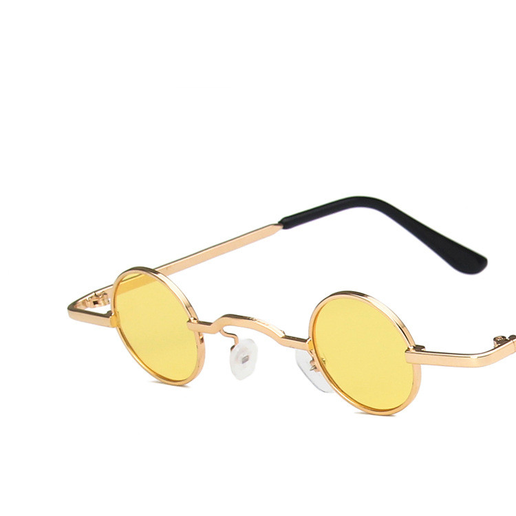 Title 3, Girls Fashion Retro Round Frame Sunglasses