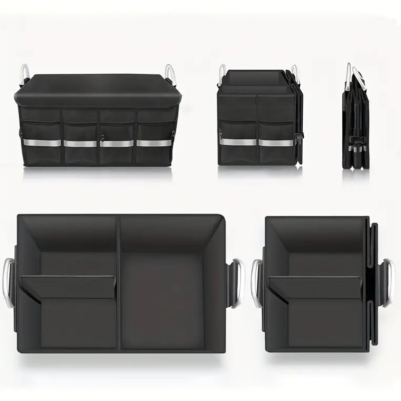 Large Car Boot Organiser Heavy Duty Collapsible Foldable Tidy Storage Trunk Box — image 3