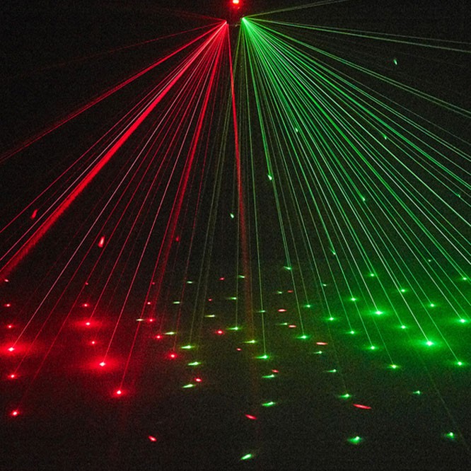 Moving Head Party Light Rotating Disco Bar Stage Lights Laser Beam Strobe Remote — image 9