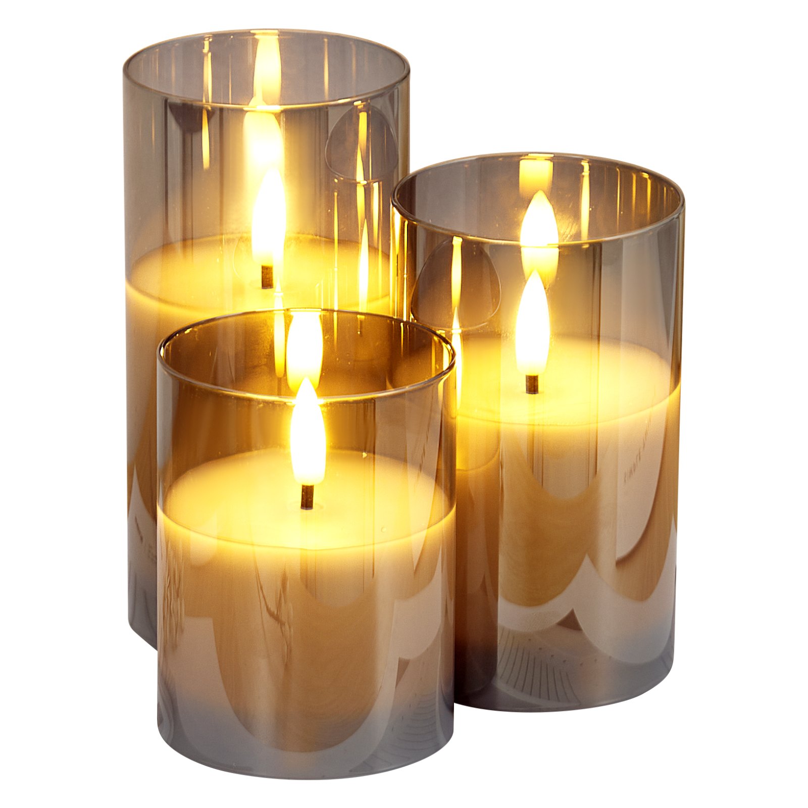 Flameless LED Candles 3 Pack Battery Operated Candles With Remote Control, Realistic Flickering Candles For Safe Ambiance — foto 6