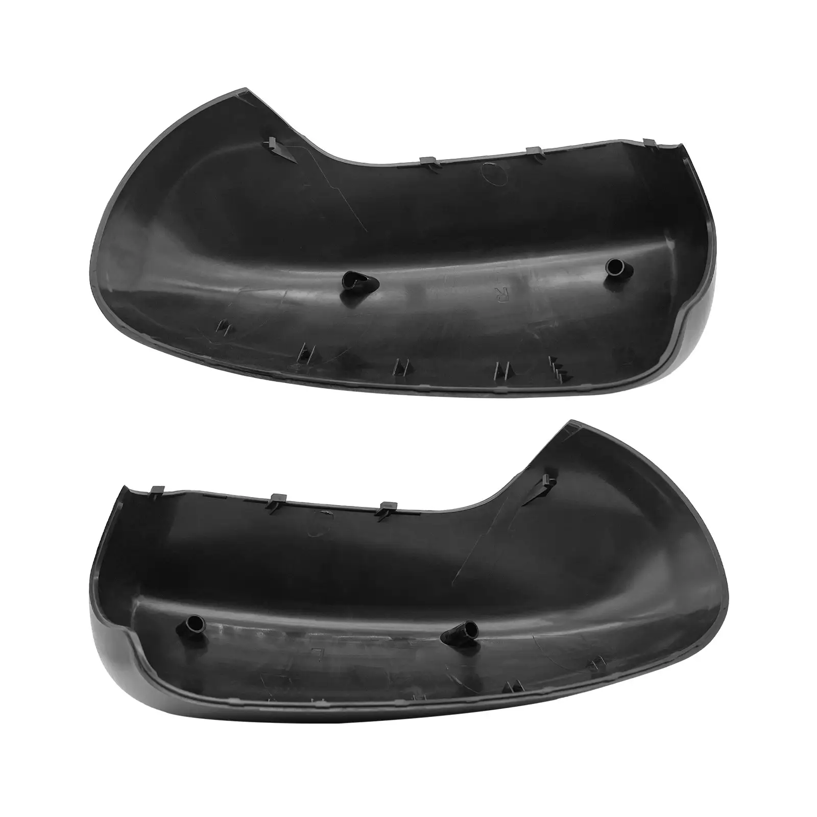 For Qashqai 2007-2014 J10 Side Door Wing Mirror Cover Caps Textured Black