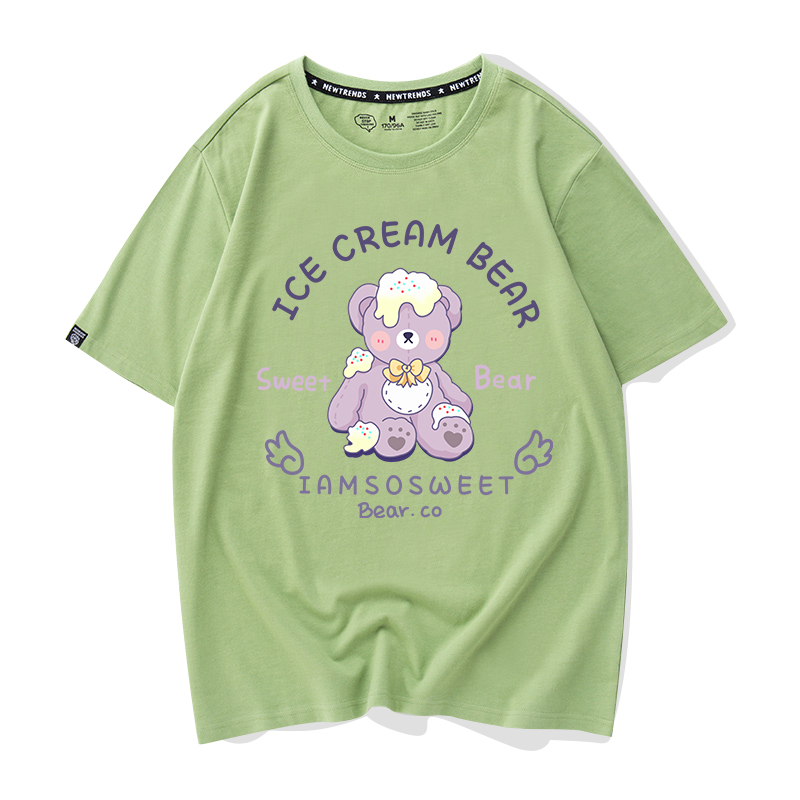 Title 5, Orso T-shirt A Maniche Corte Donna Allentata E ...